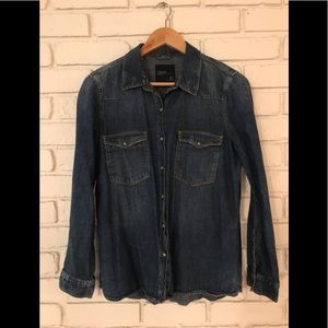 Zara Indigo denim shirt